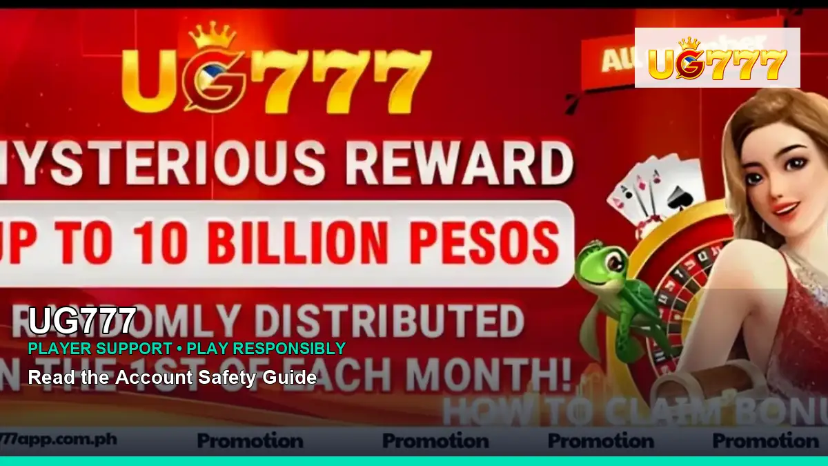 UG777 responsible play resources for Philippine players
