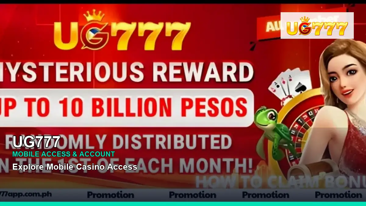 UG777 registration and mobile access for Philippine players