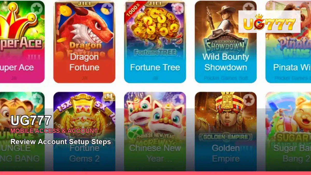 UG777 player account support on mobile in the Philippines